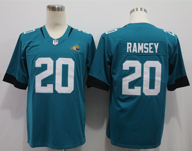 Men's Jacksonville Jaguars Jalen Ramsey #20 Teal Game Jerseys