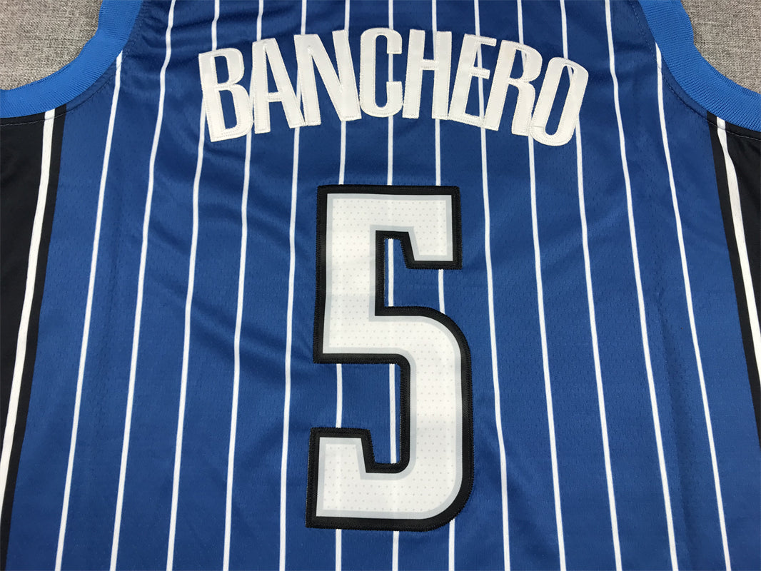 Men's Orlando Magic Paolo Banchero #5 2022/23 Royal Swingman Jerseys