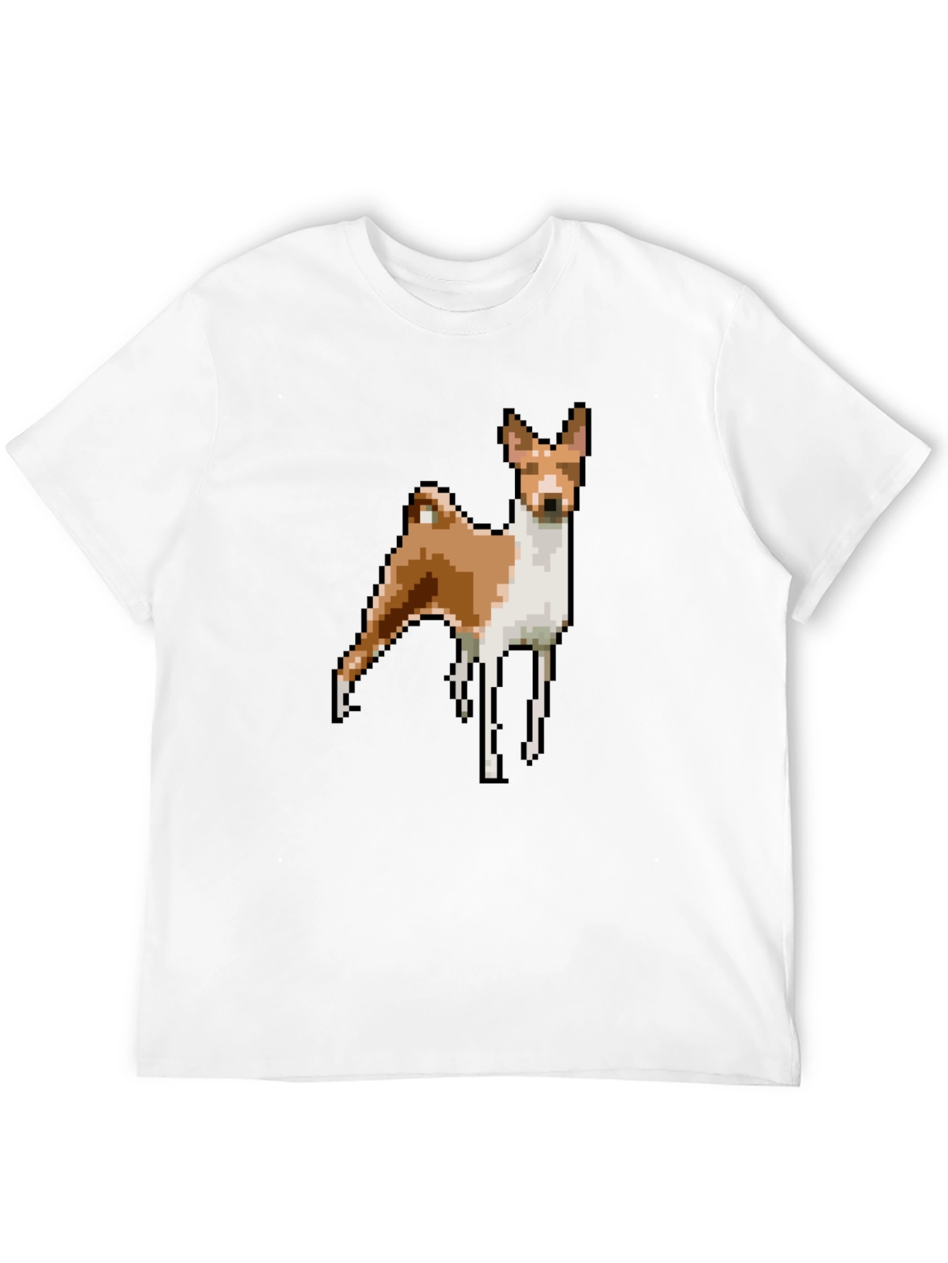 Pixel Dog Graphic Tee - Black T-Shirt