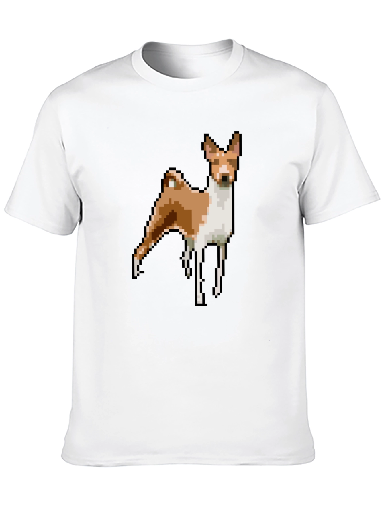 Pixel Dog Graphic Tee - Black T-Shirt