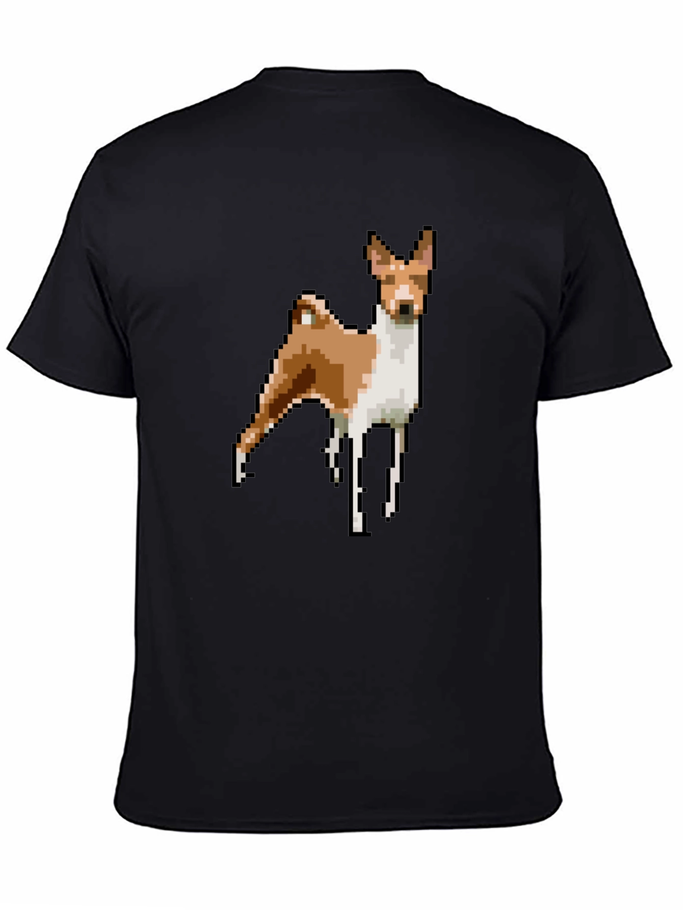 Pixel Dog Graphic Tee - Black T-Shirt