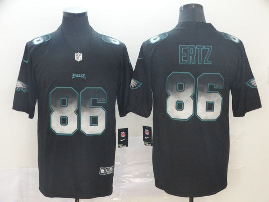 Men's Philadelphia Eagles #86 Zach Ertz Black Game Jerseys