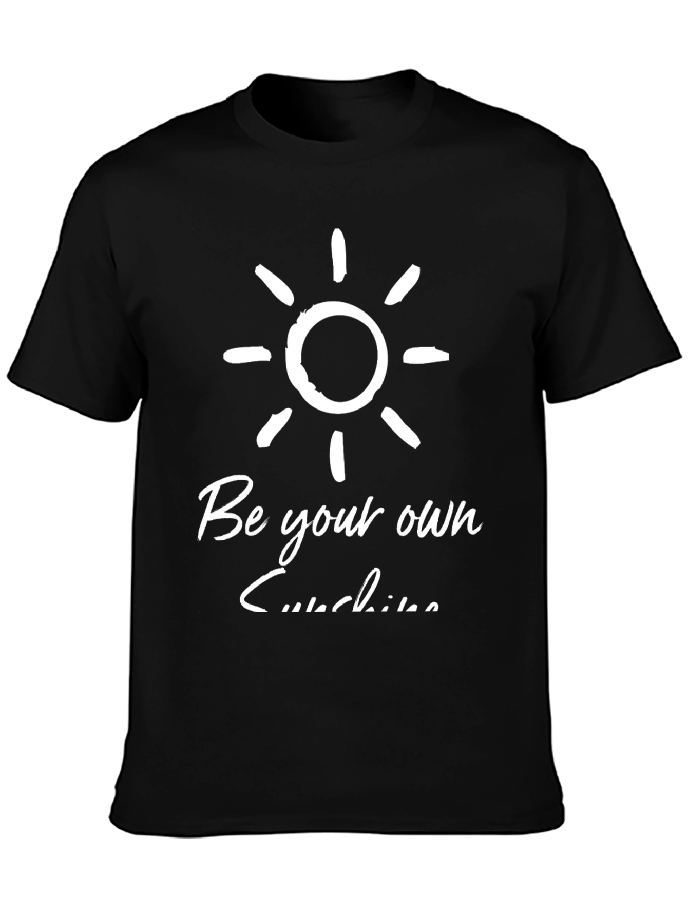 Be Your Own Sunshine Graphic Tee - Black