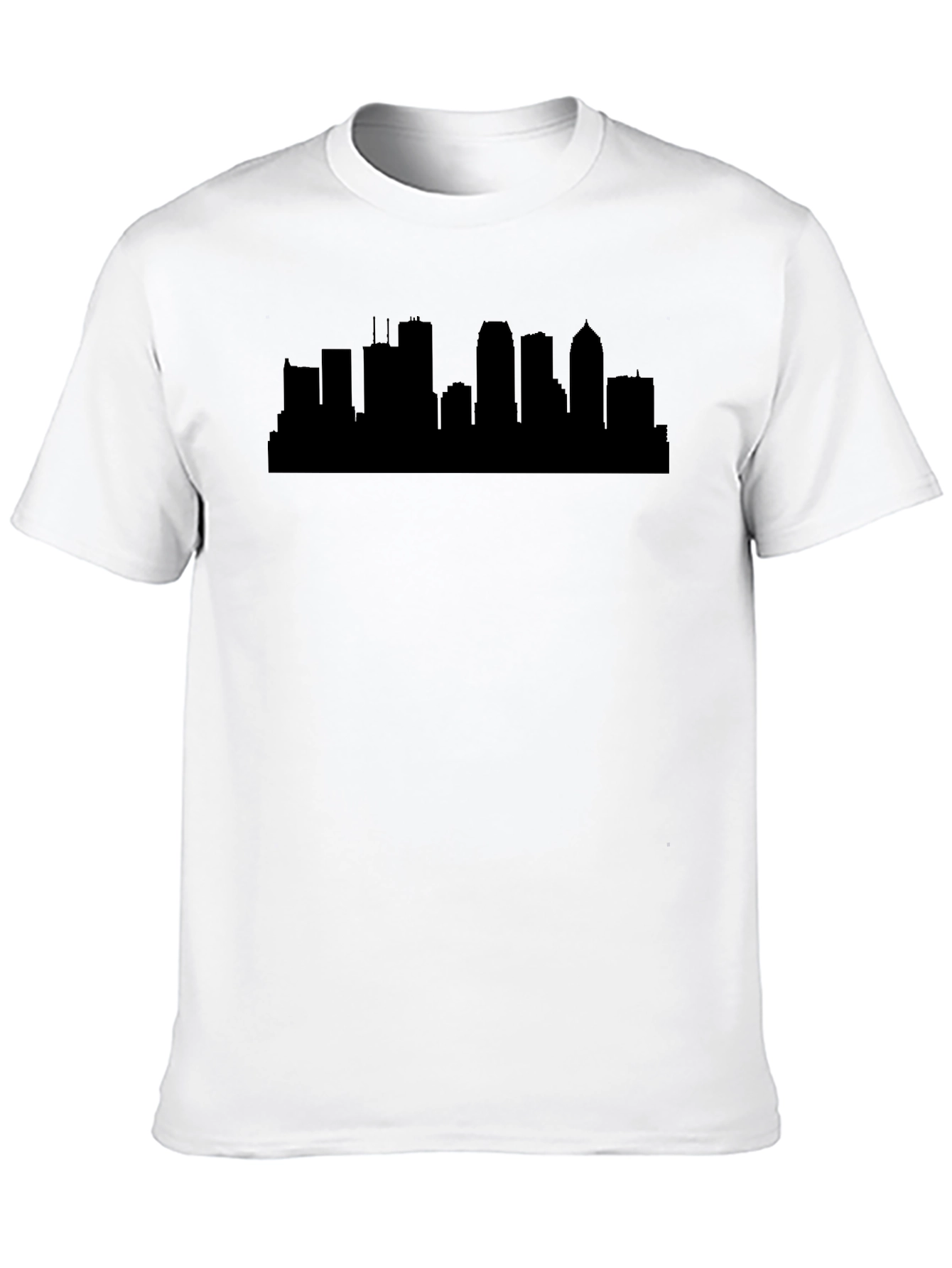 Cityscape Silhouette Tee - Urban Style