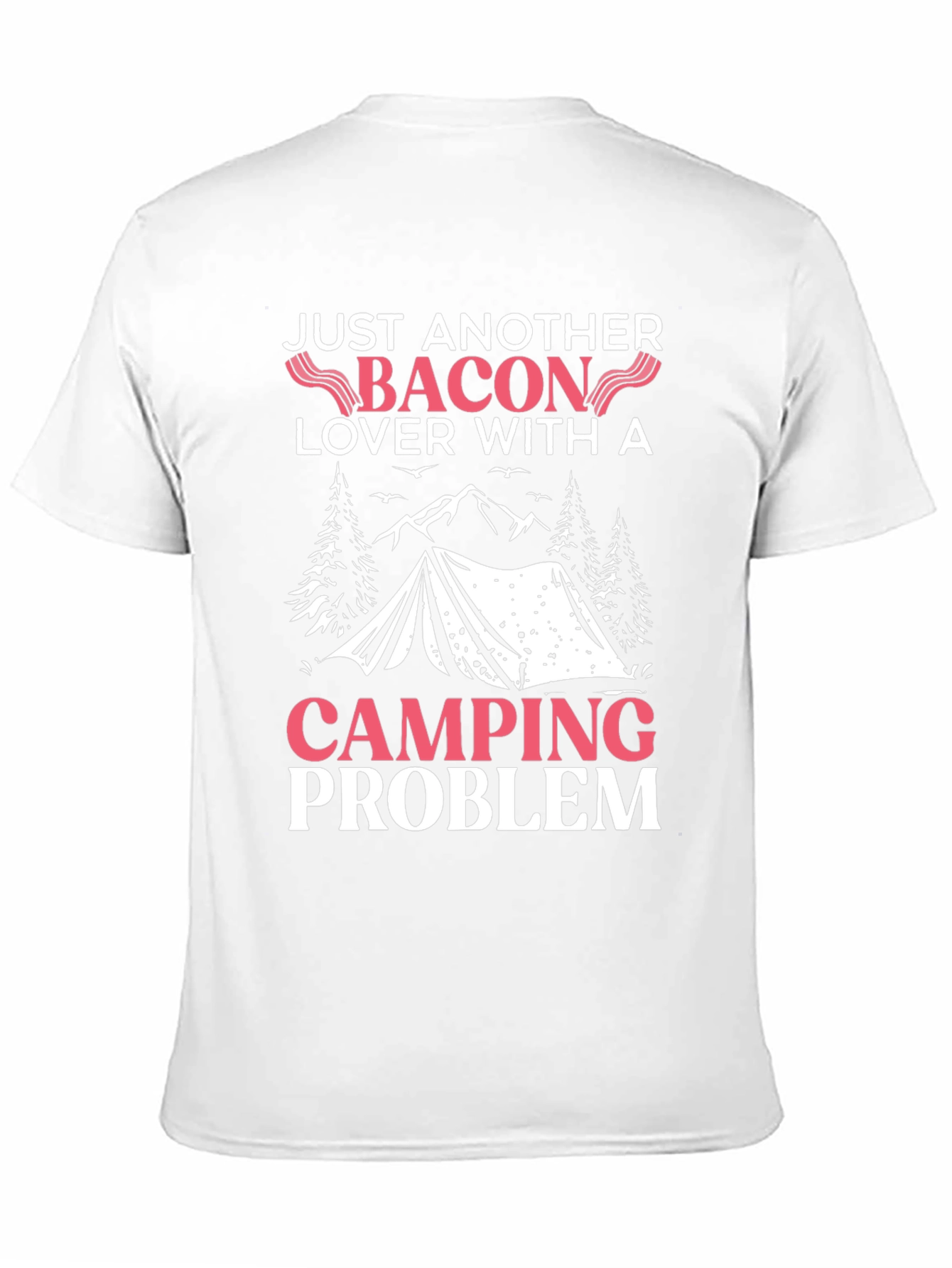 Bacon & Camping Lover T-Shirt - Funny Graphic Tee