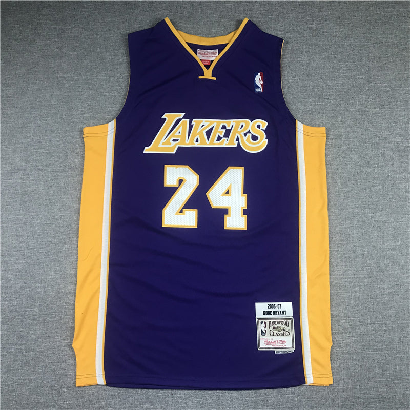Men's Los Angeles Lakers Kobe Bryant #24 Purple Swingman Jerseys