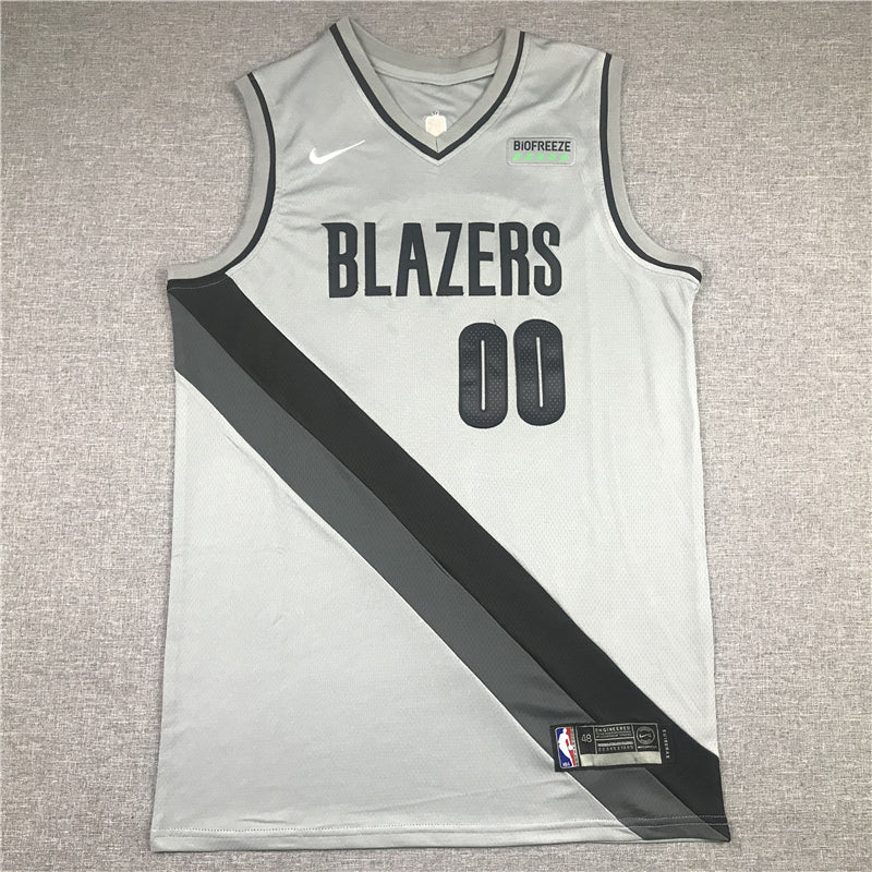Men's Portland Trail Blazers Carmelo Anthony Gray Swingman Player Jerseys