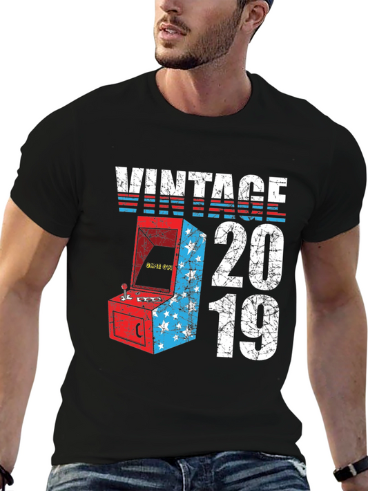 Vintage 2019 Arcade Gamer T-Shirt