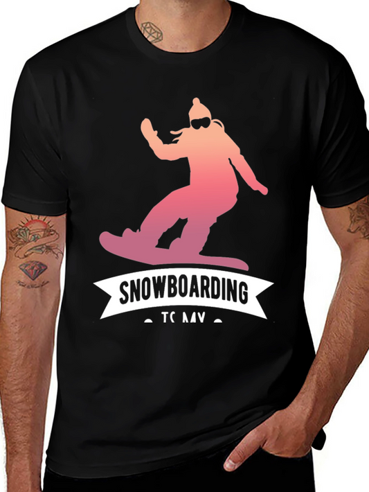 Snowboarding T-Shirt - Ride in Style