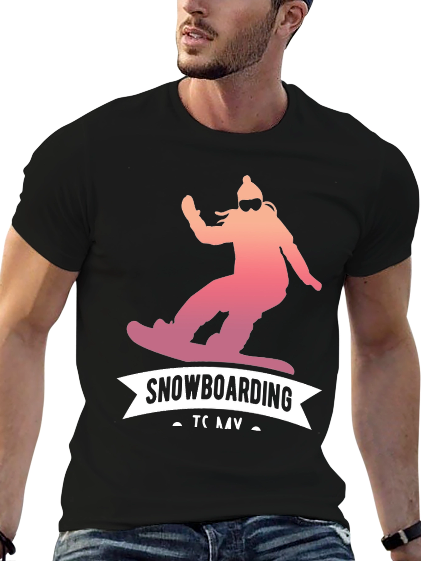 Snowboarding T-Shirt - Ride in Style