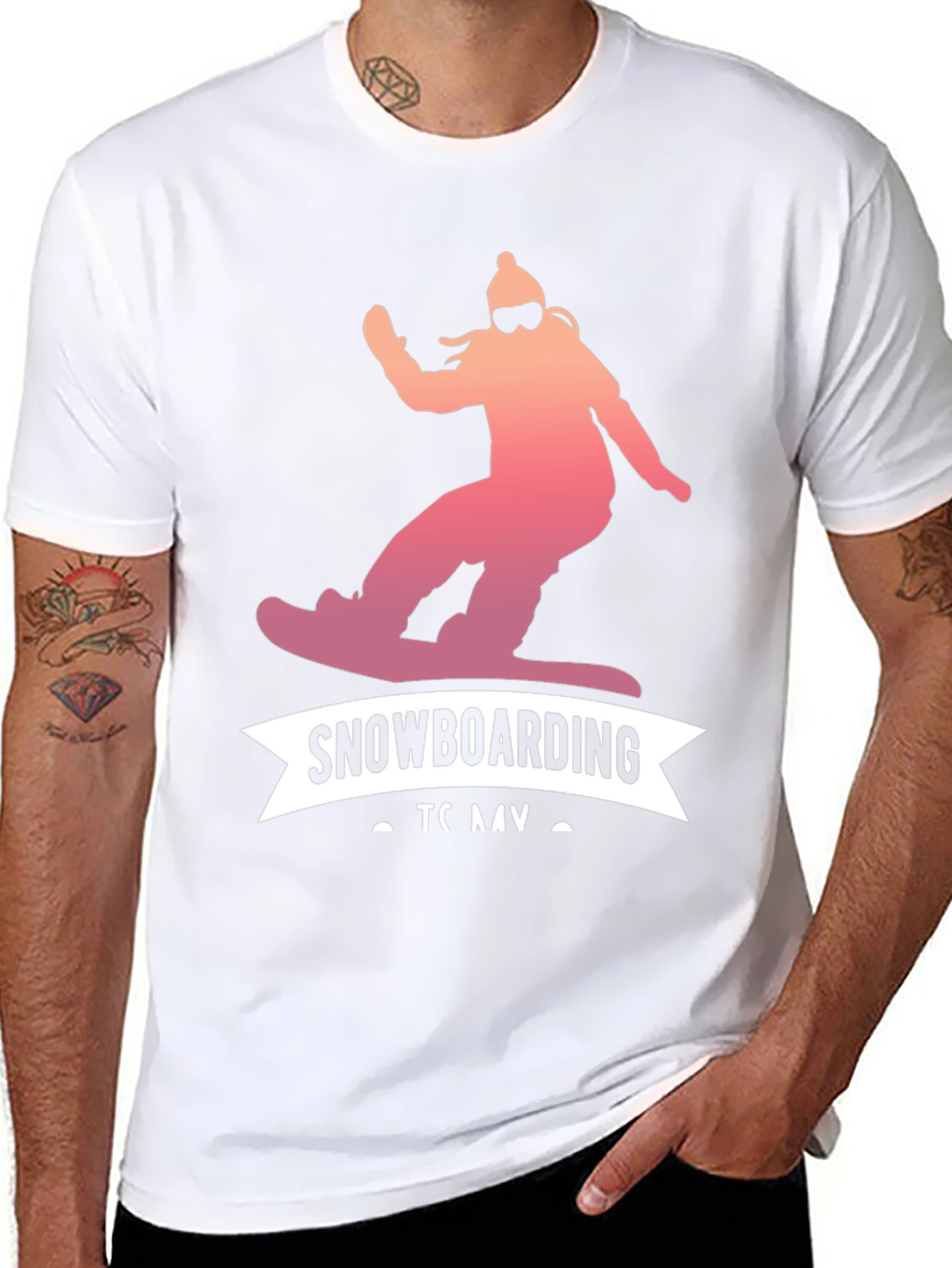 Snowboarding T-Shirt - Ride in Style