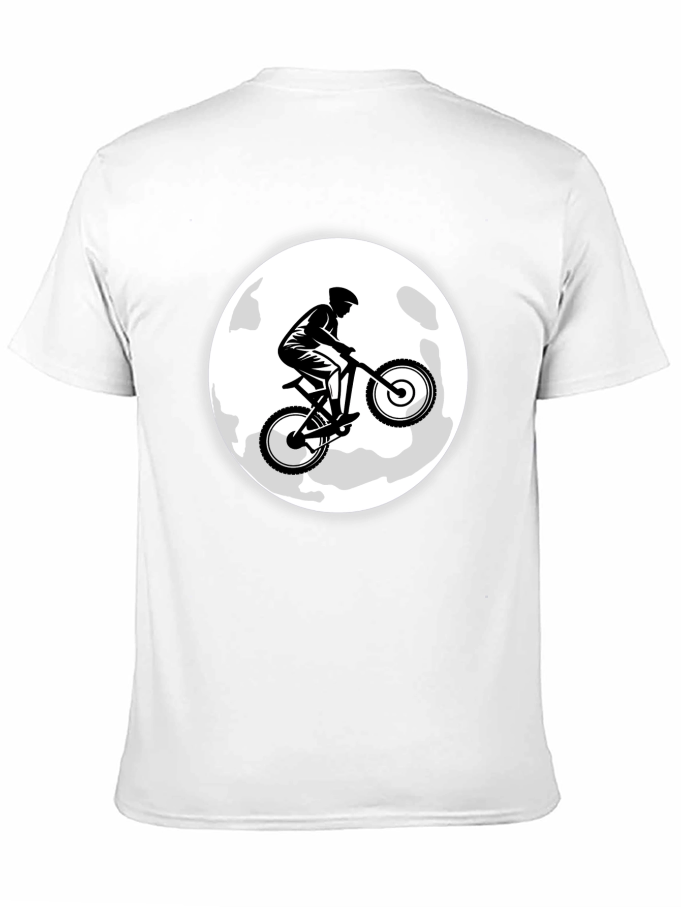 Mountain Bike Moon Graphic T-Shirt