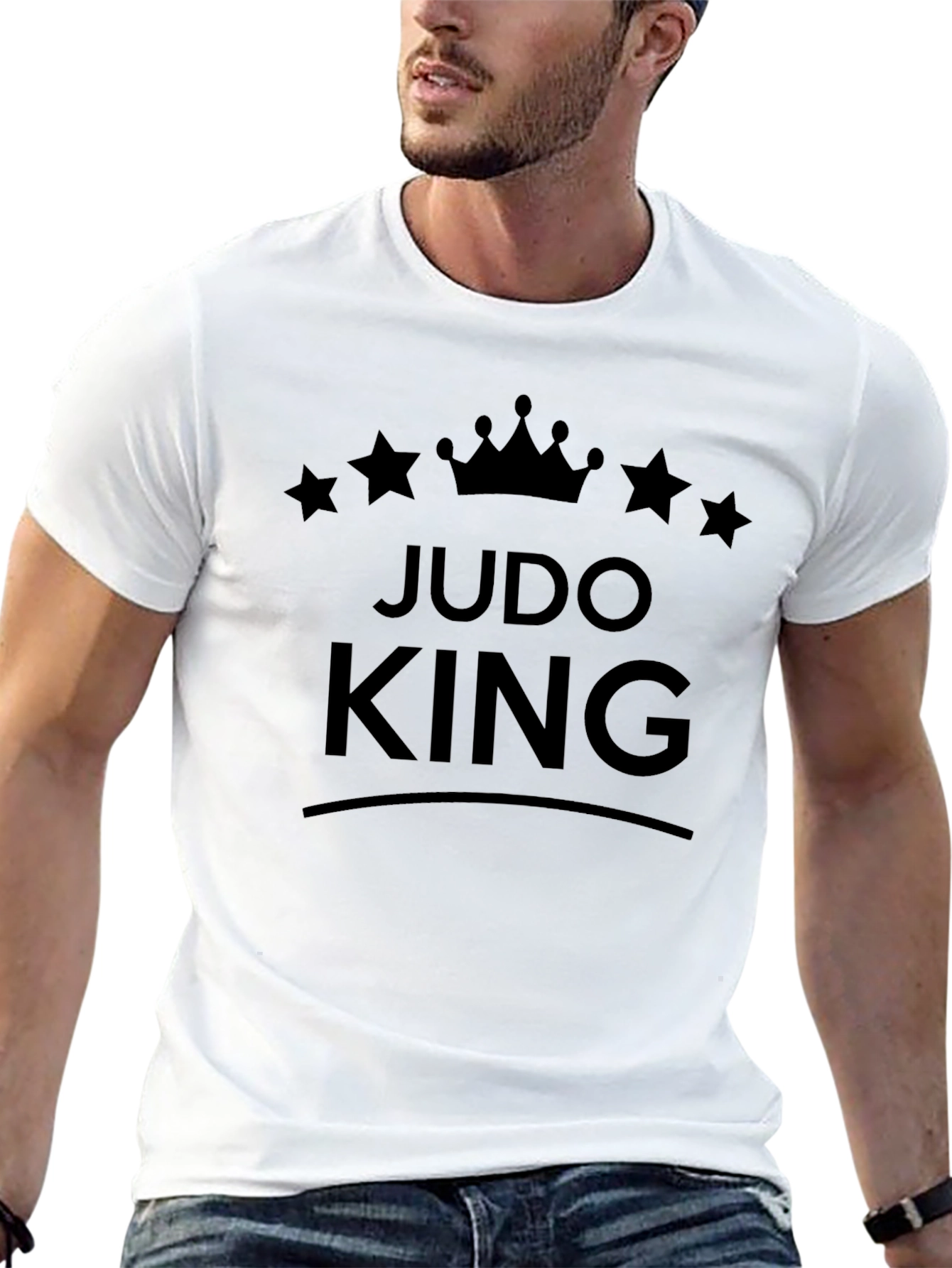 Judo King Graphic T-Shirt - Black