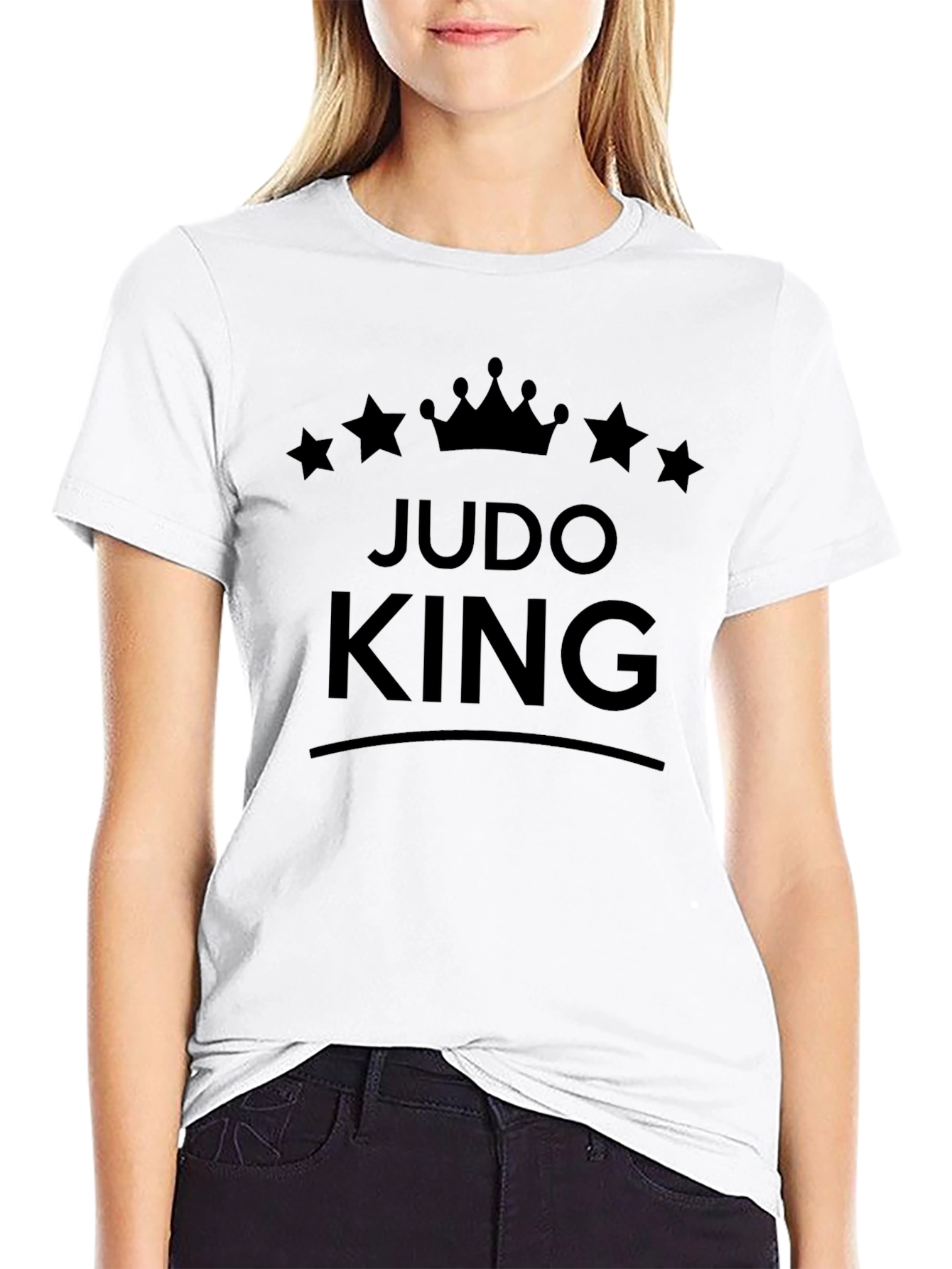 Judo King Graphic T-Shirt - Black