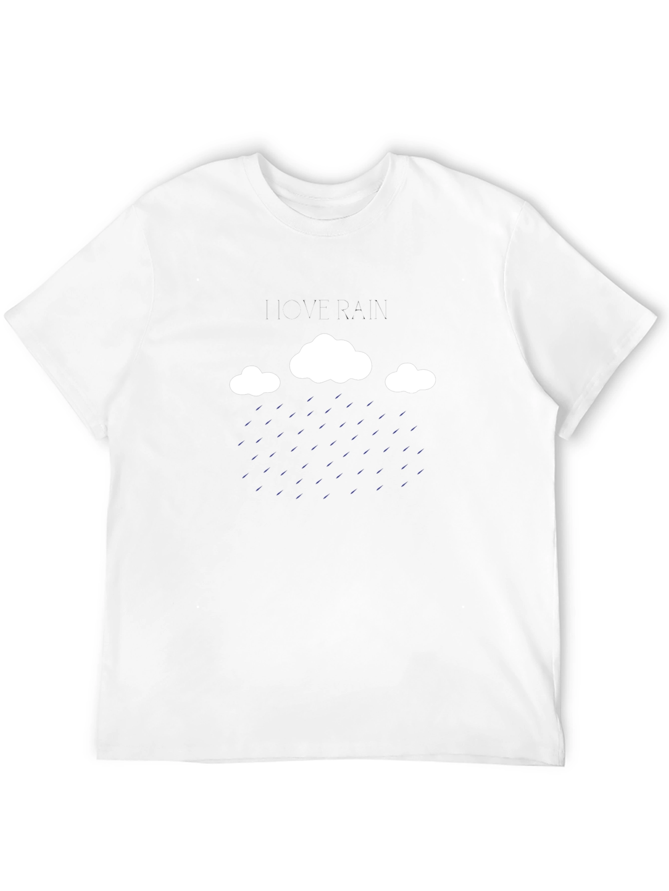 Cloud Rain Graphic Tee - Black