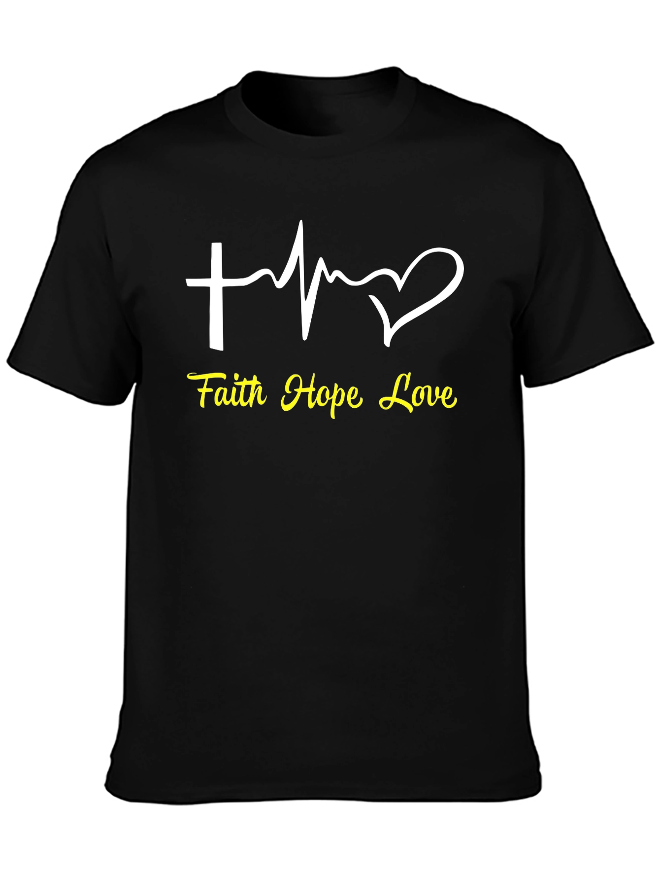 Faith Hope Love Heartbeat T-Shirt