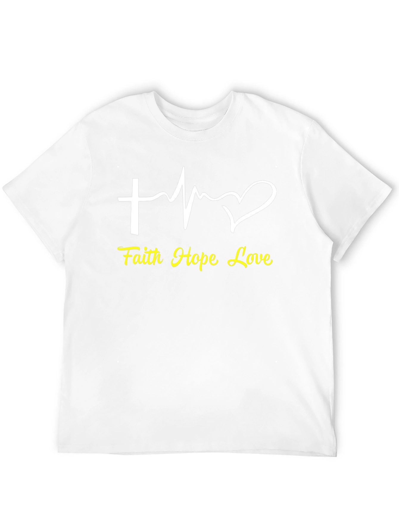 Faith Hope Love Heartbeat T-Shirt