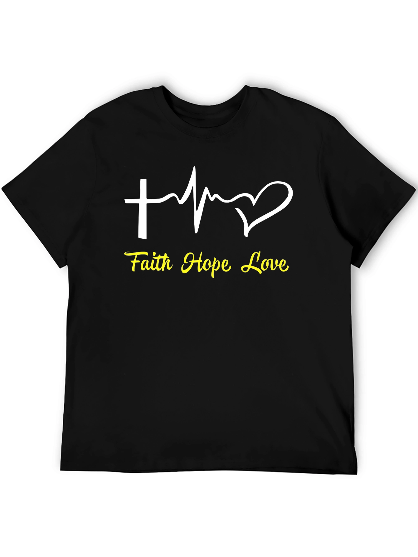 Faith Hope Love Heartbeat T-Shirt