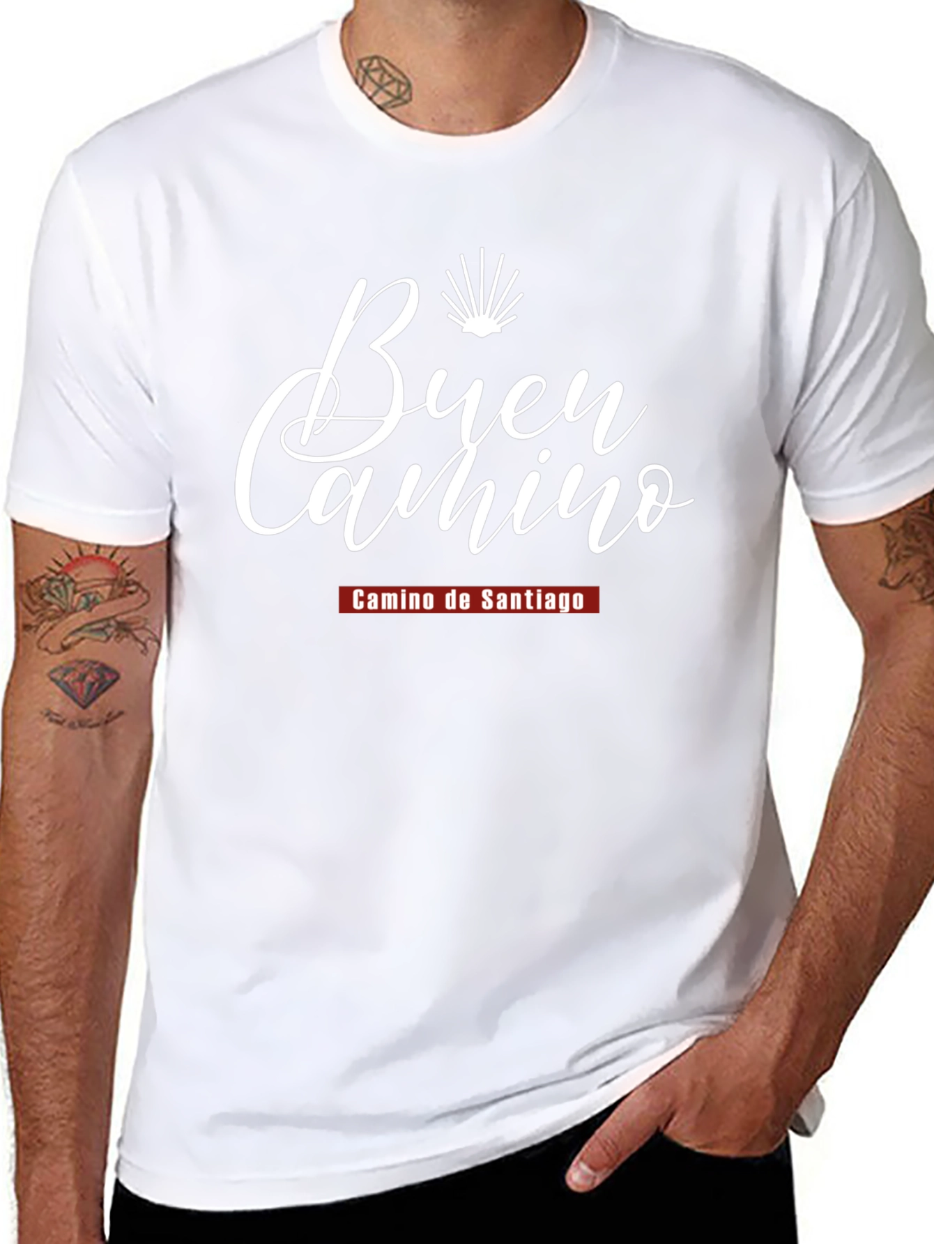 Buen Camino T-Shirt - Camino de Santiago Pilgrimage