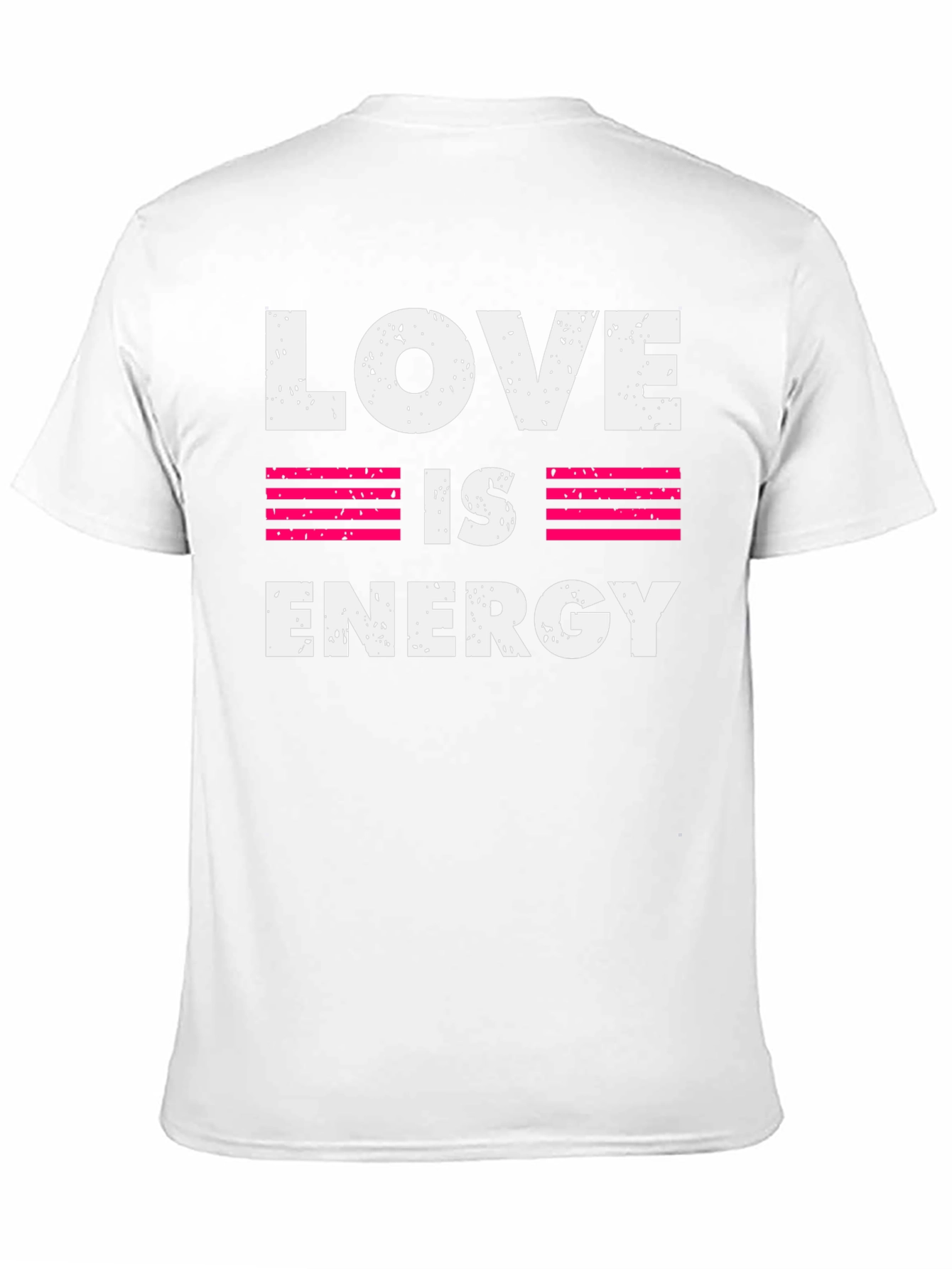 Love is Energy Graphic Print Crew Neck T-Shirt