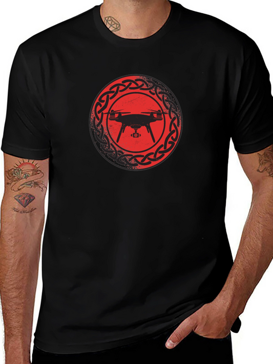Drone Celtic Knot T-Shirt - Unique Graphic Tee