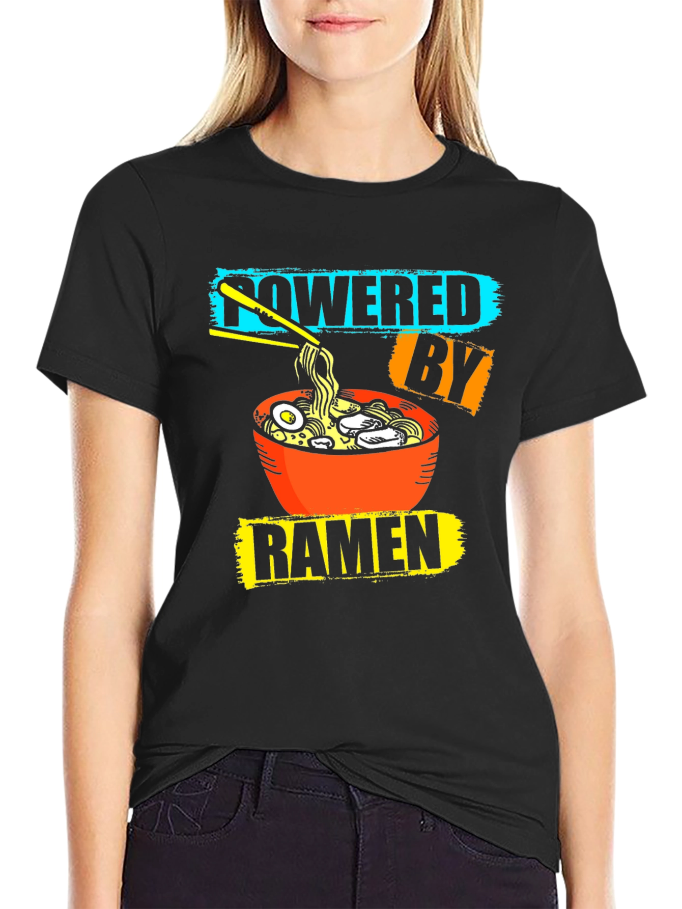 Powered By Ramen Graphic T-Shirt