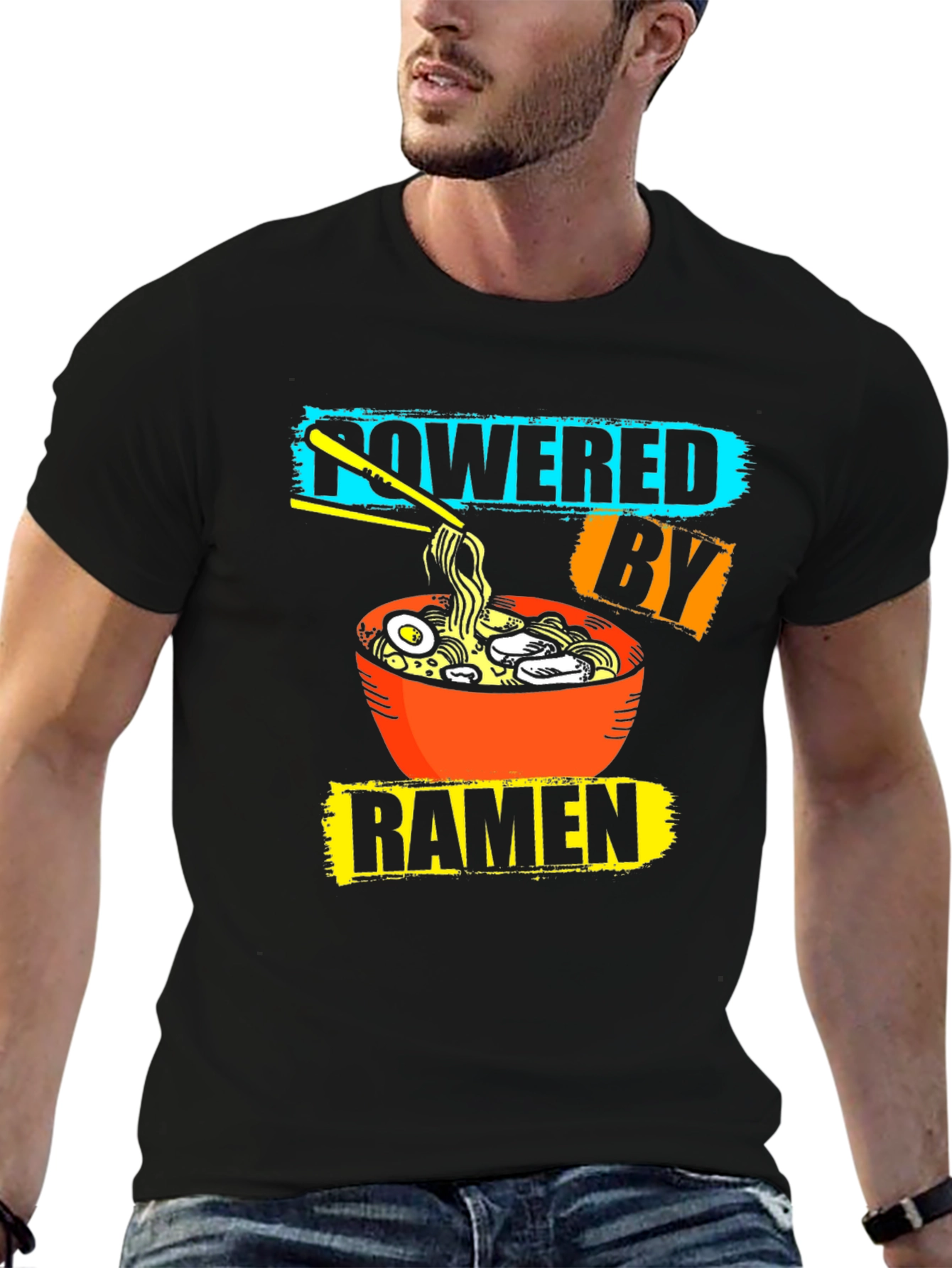 Powered By Ramen Graphic T-Shirt