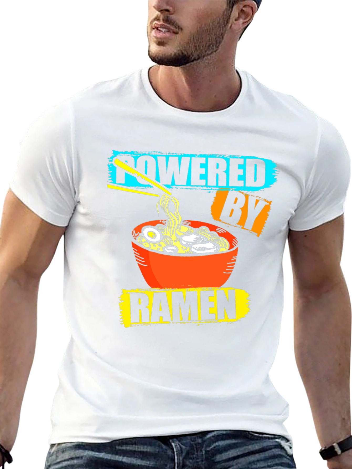 Powered By Ramen Graphic T-Shirt