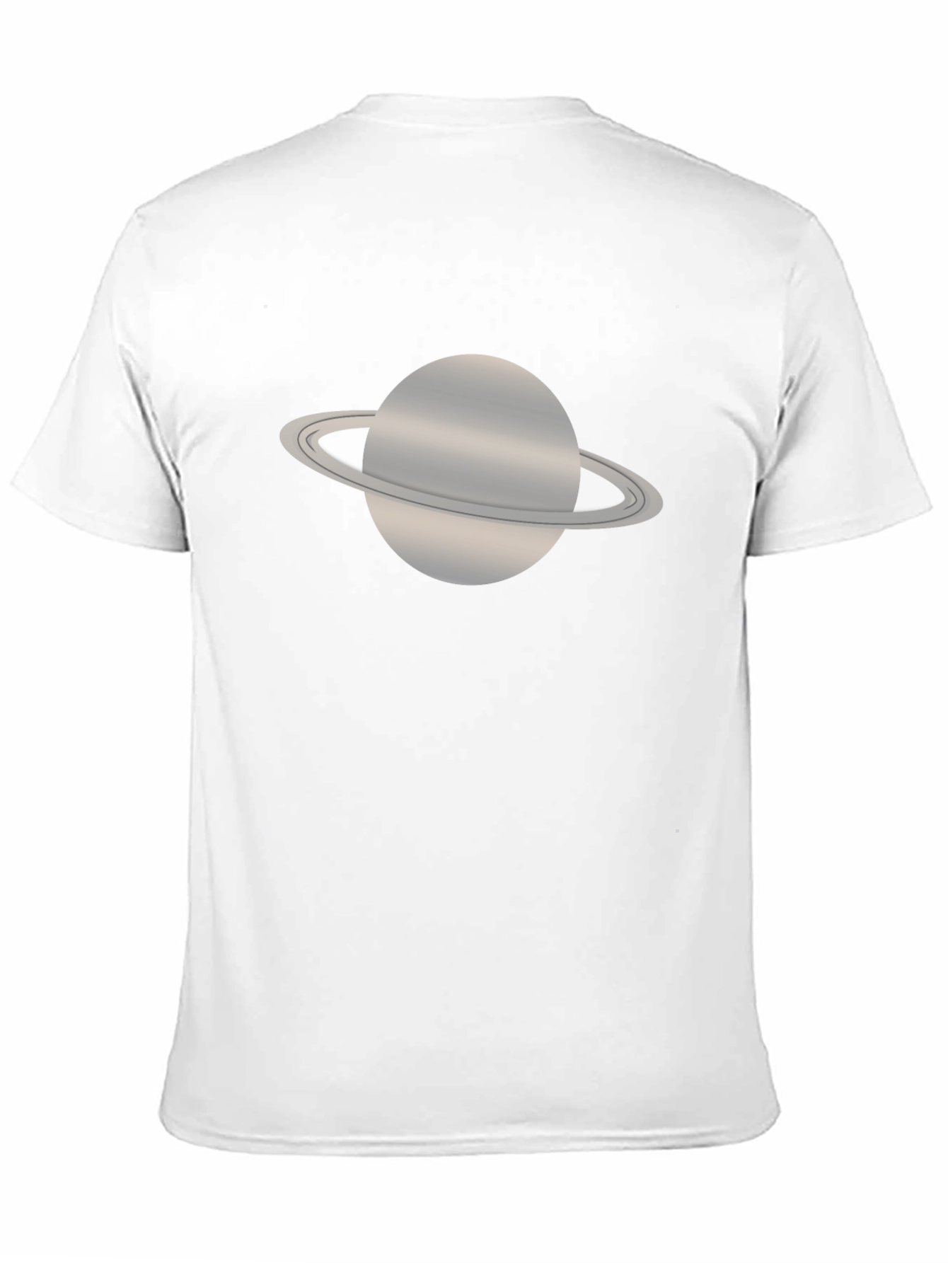 Saturn Graphic T-Shirt - Black Casual Tee