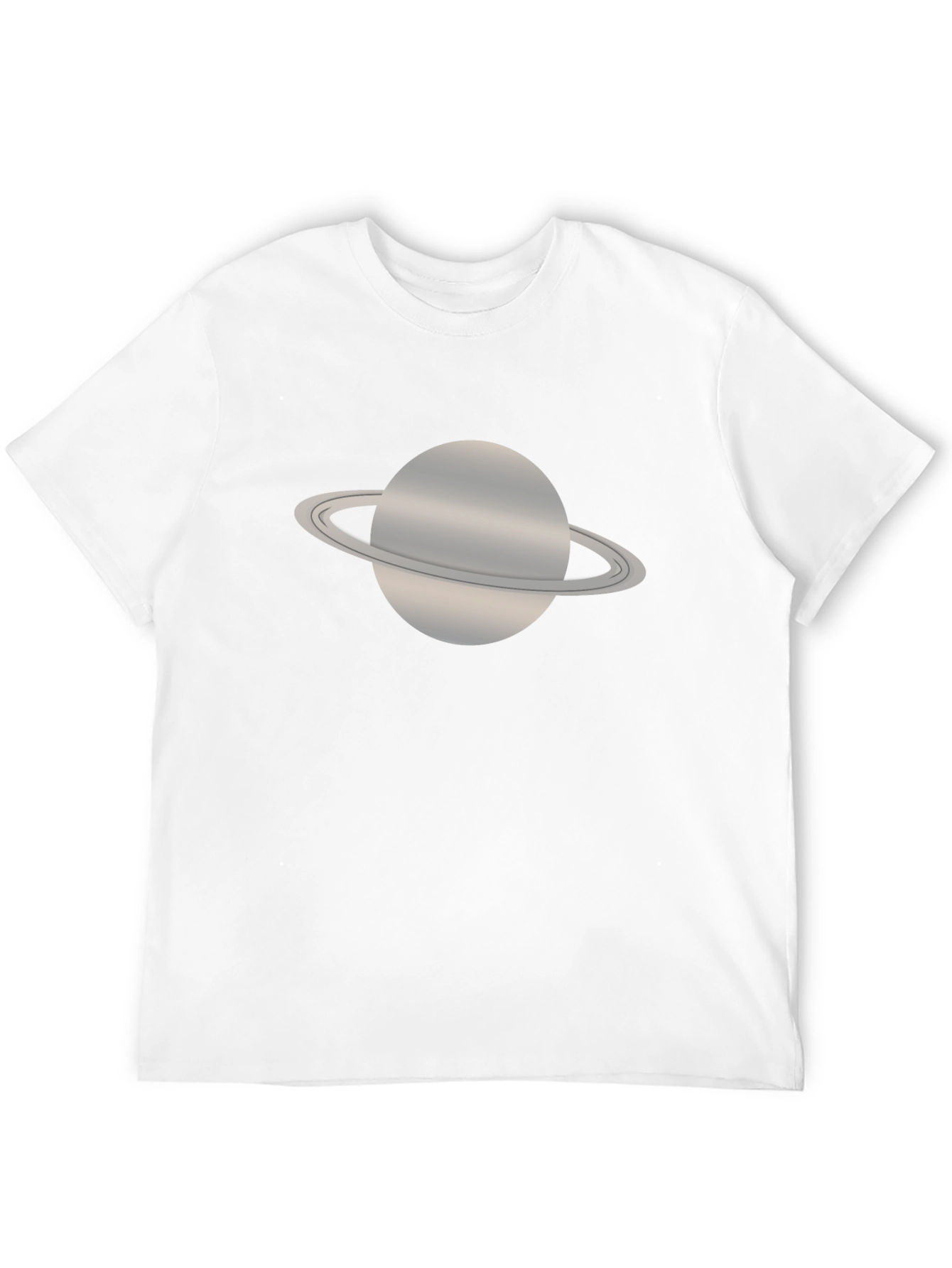 Saturn Graphic T-Shirt - Black Casual Tee