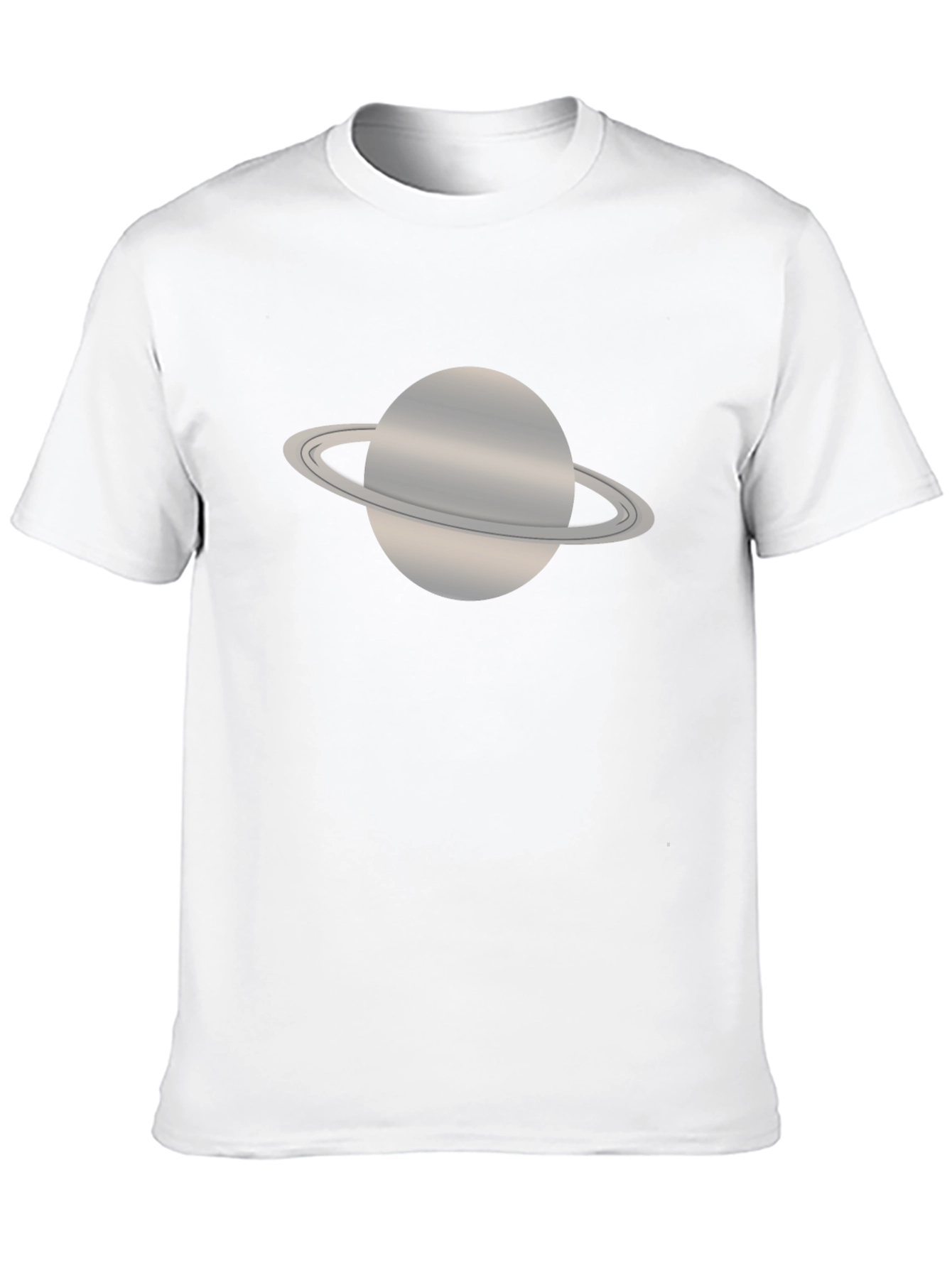 Saturn Graphic T-Shirt - Black Casual Tee
