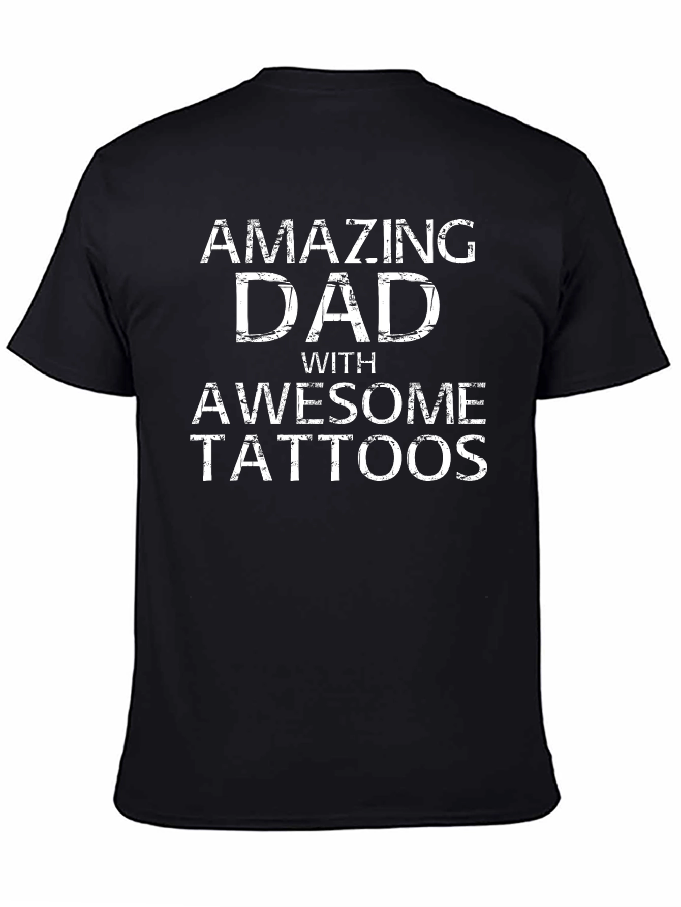 Amazing Dad with Awesome Tattoos Graphic T-Shirt