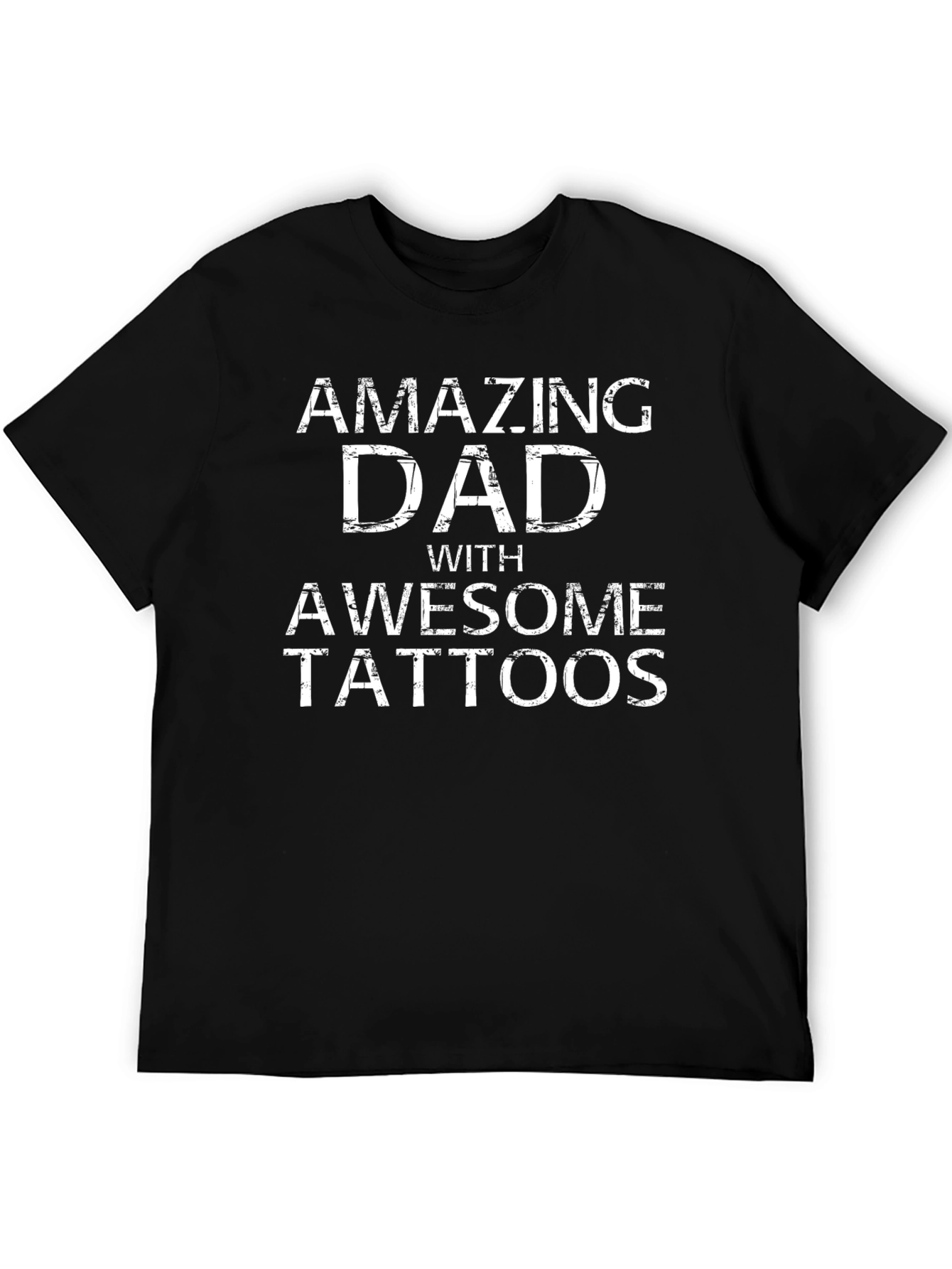 Amazing Dad with Awesome Tattoos Graphic T-Shirt
