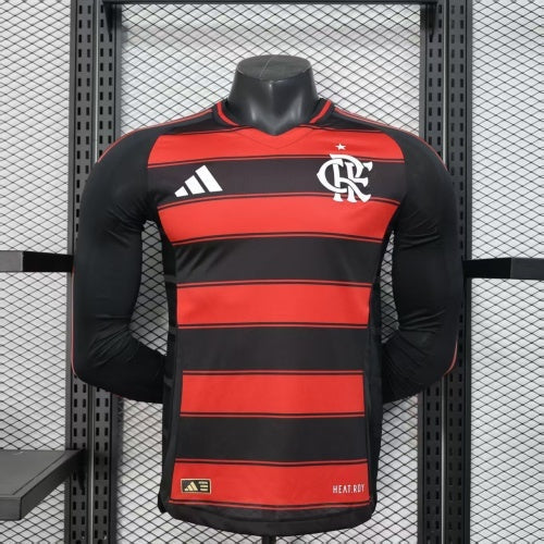 2025-26 Flamengo Long Sleeve Player Version Jersey-Men's