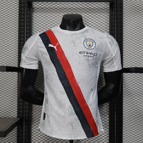 2025-26 Manchester City White Player Edition Jersey - Men