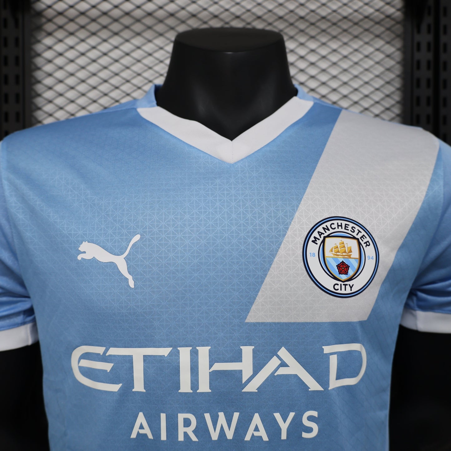 2025-26 Manchester City Blue Player Edition Jersey - Men