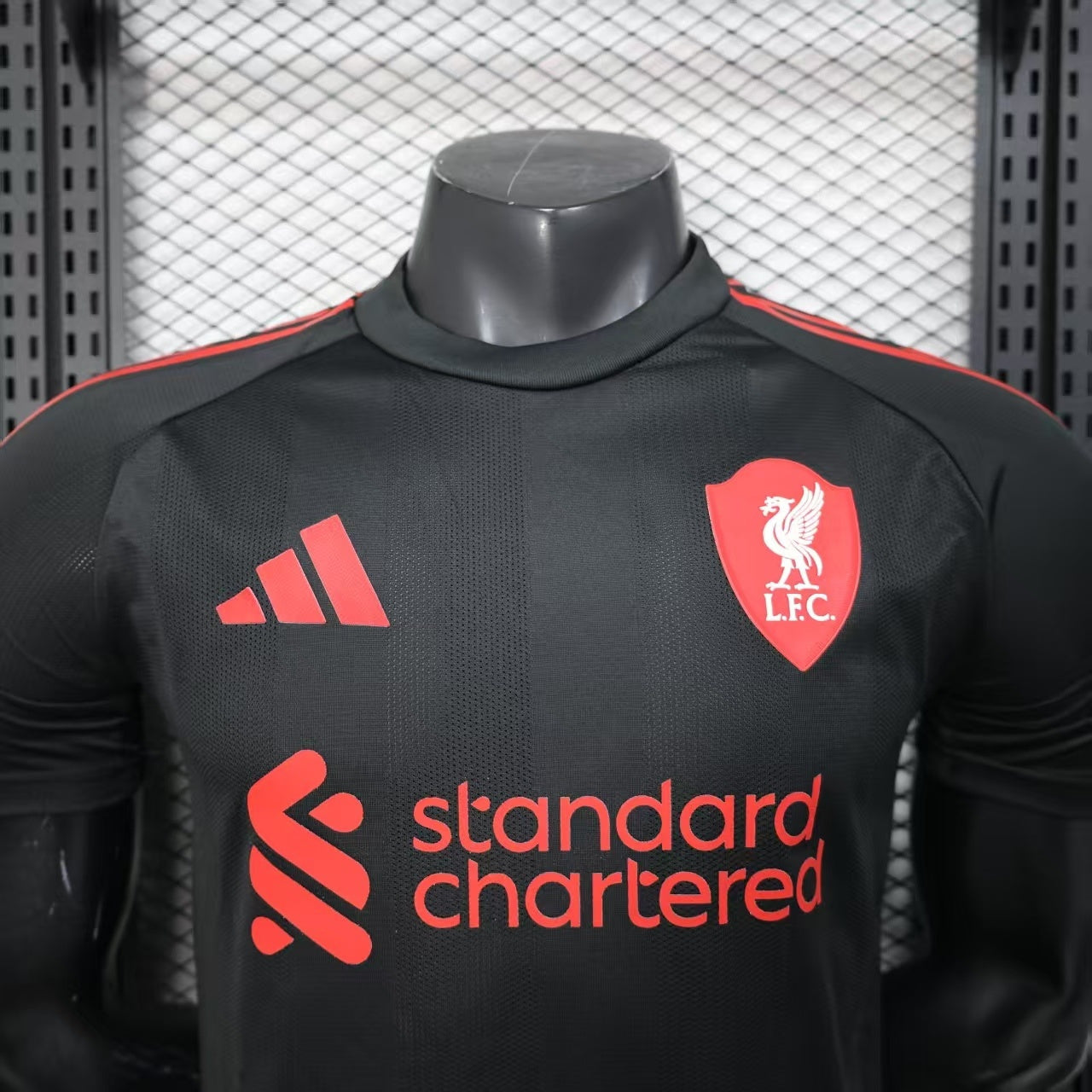2025-26 Liverpool FC Black Player Edition Jersey - Mens