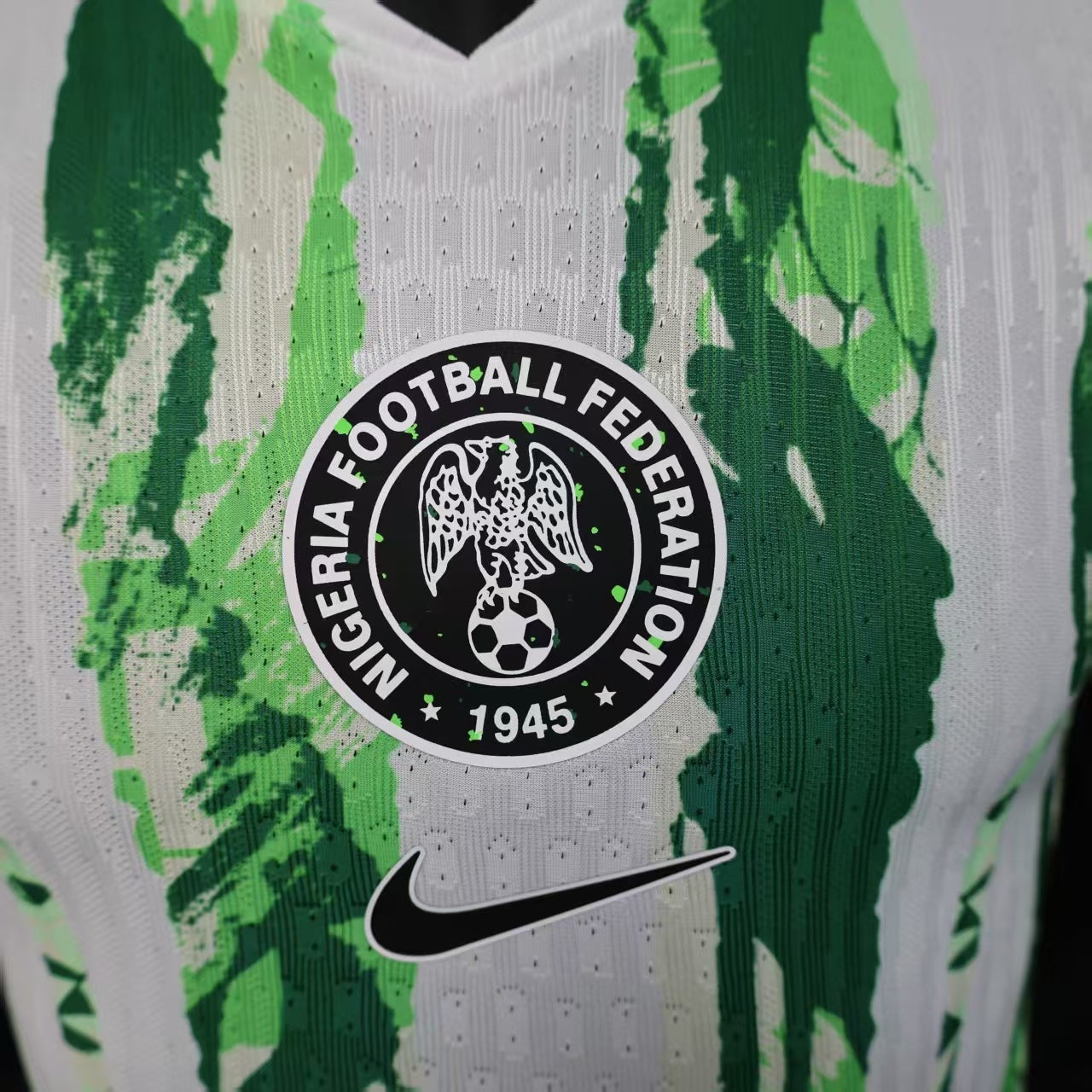 2025-26 Nigeria White-Green Player Edition Jersey - Men