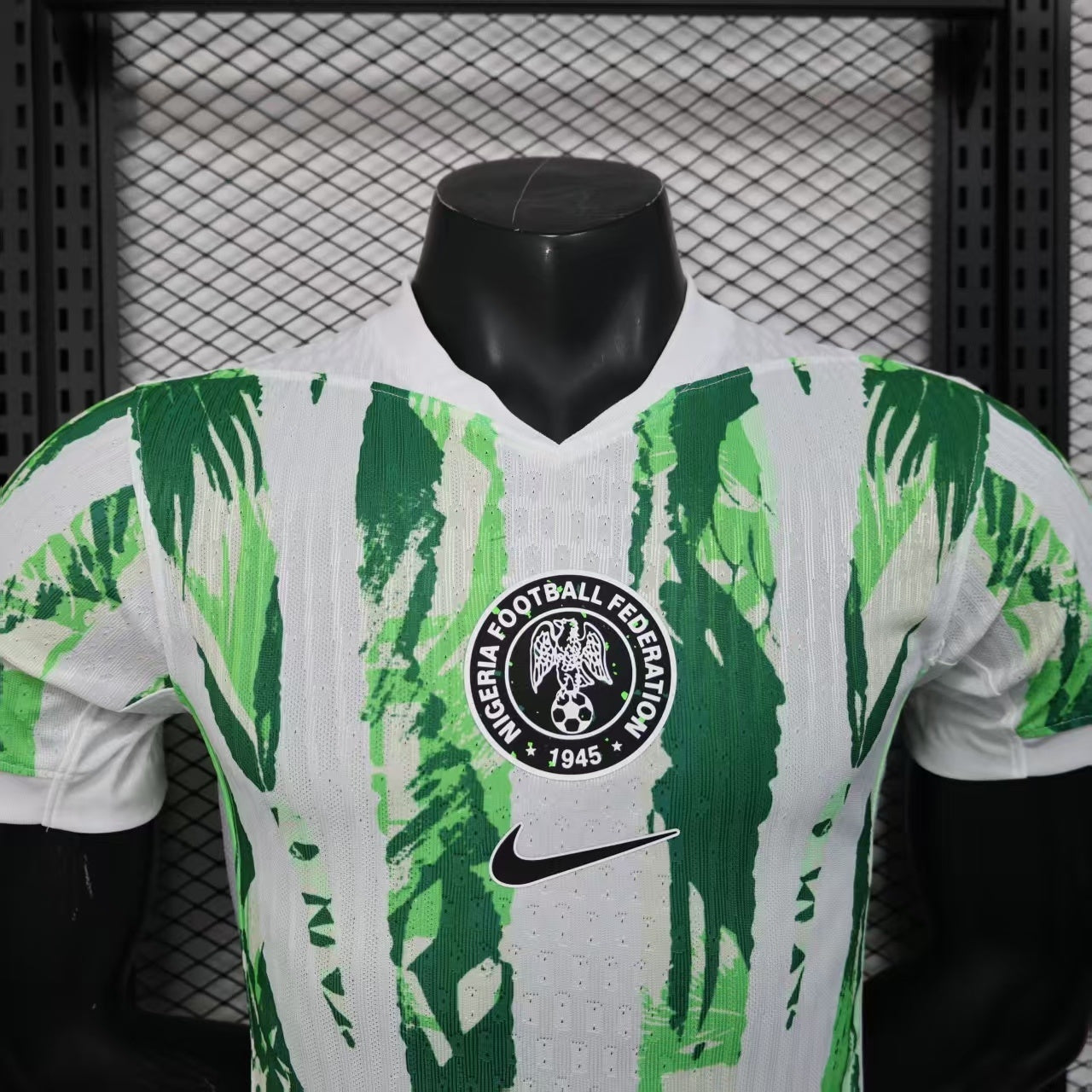 2025-26 Nigeria White-Green Player Edition Jersey - Men