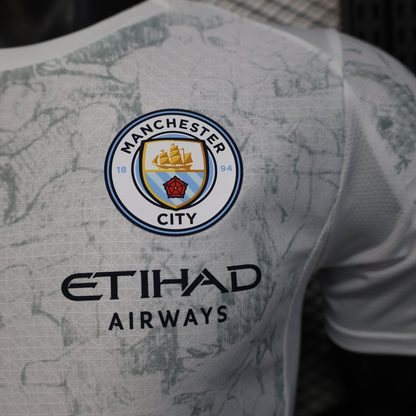 2025-26 Manchester City White Player Edition Jersey - Men