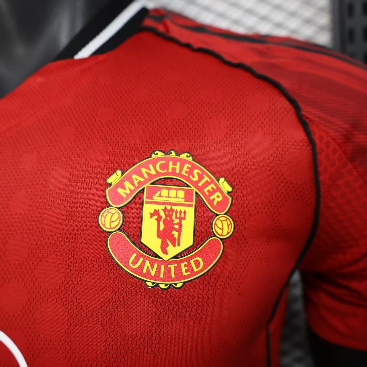 2025-26 Manchester City Red Home Player Edition Jersey - Men