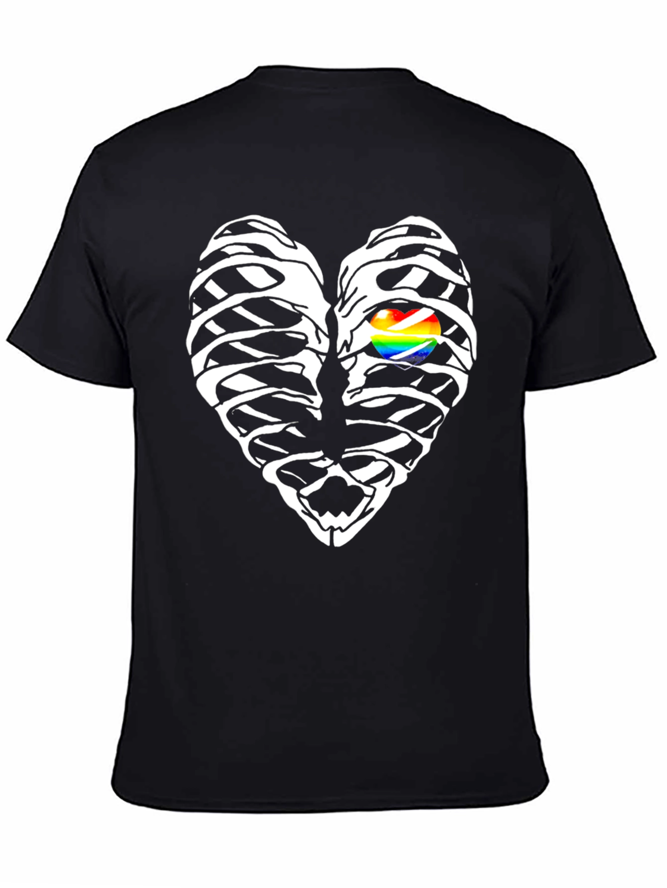 Heart Ribcage LGBT Graphic T-Shirt