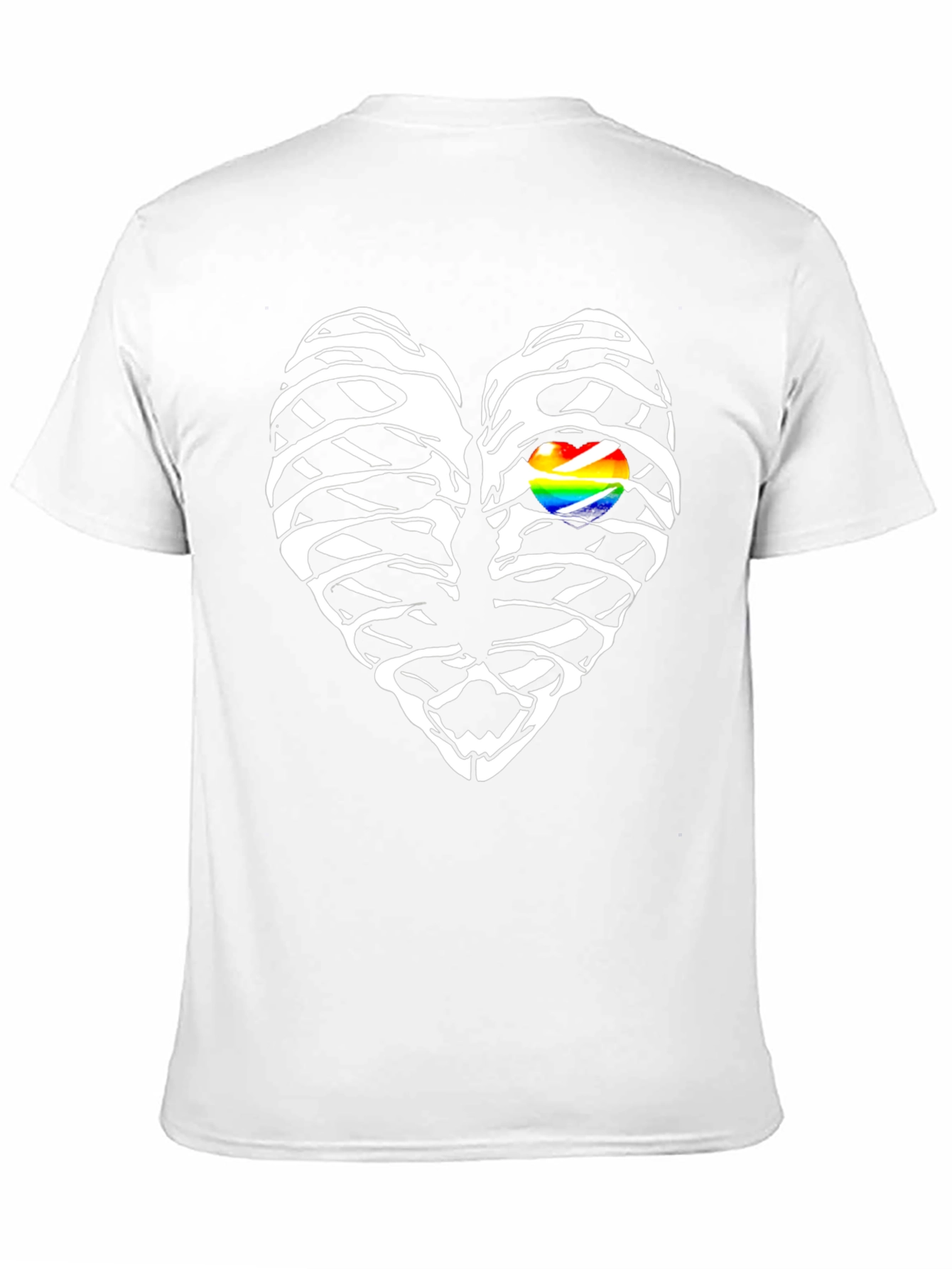 Heart Ribcage LGBT Graphic T-Shirt