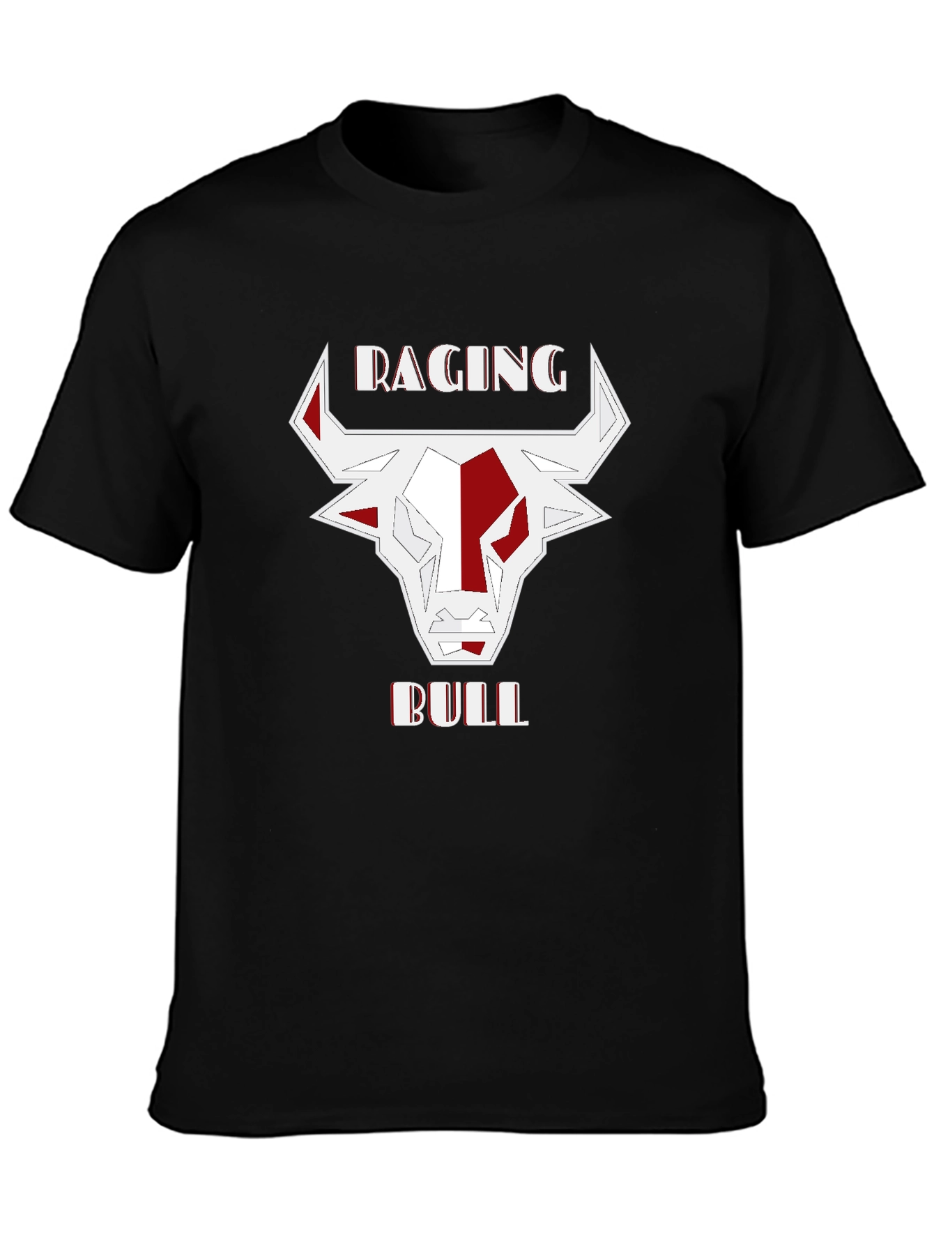 Raging Bull Graphic Tee - Stylish Mens Black T-Shirt