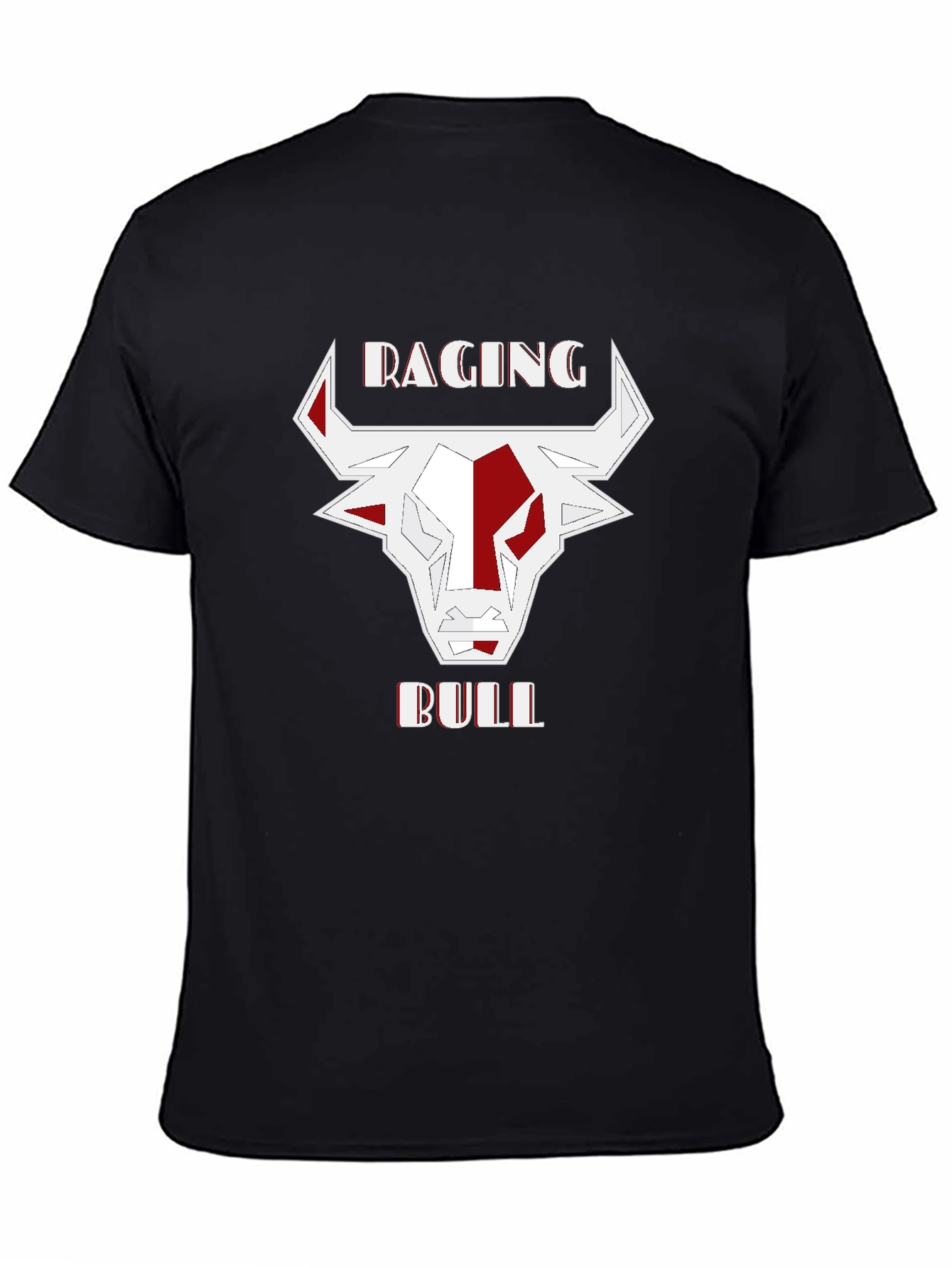 Raging Bull Graphic Tee - Stylish Mens Black T-Shirt