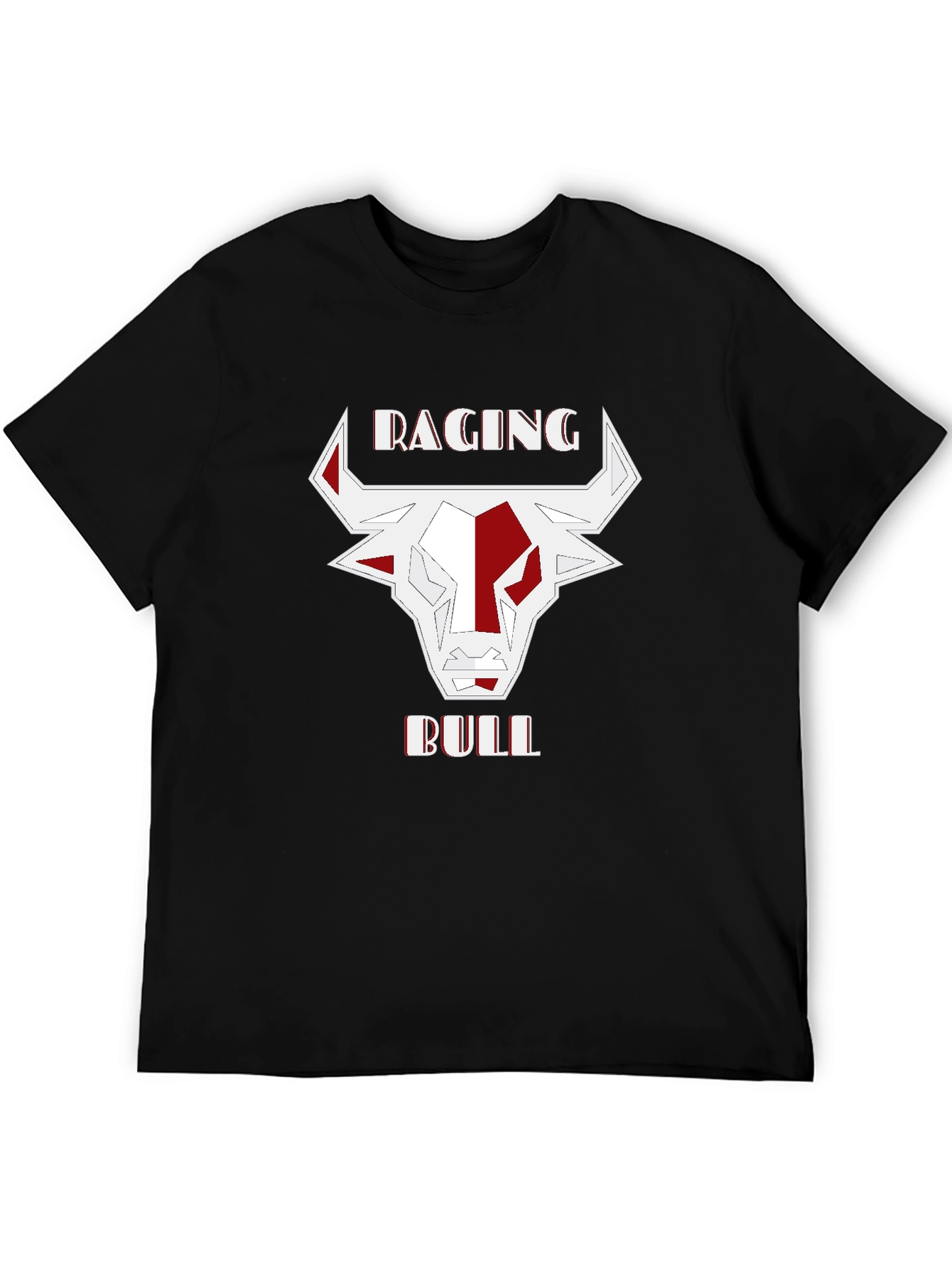 Raging Bull Graphic Tee - Stylish Mens Black T-Shirt