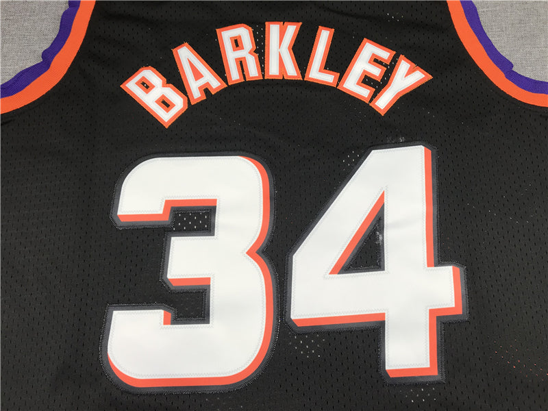 Men's Phoenix Suns Charles Barkley #34 Black 1992-93 Swingman Jerseys
