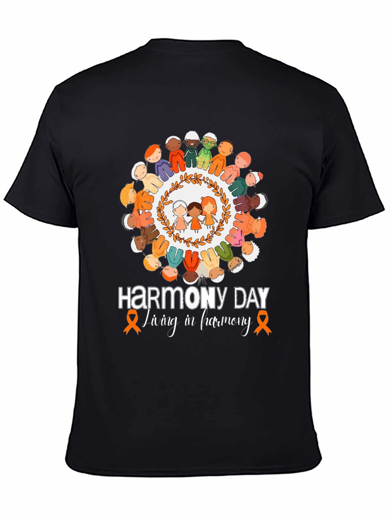 Harmony Day T-Shirt: Living in Harmony Tee