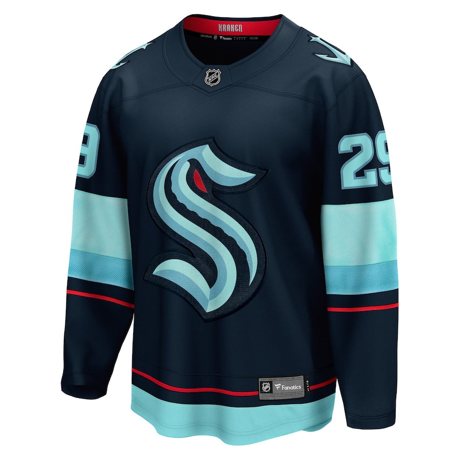 Men's Seattle Kraken Vince Dunn Fanatics Deep Sea Blue Home Breakaway Player Jersey