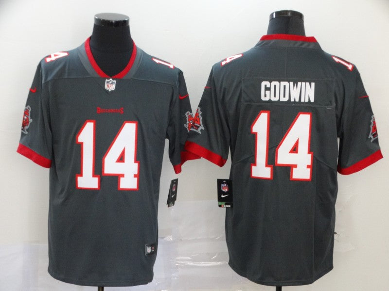 Men's Tampa Bay Buccaneers Chris Godwin #14 Gray Game Jerseys